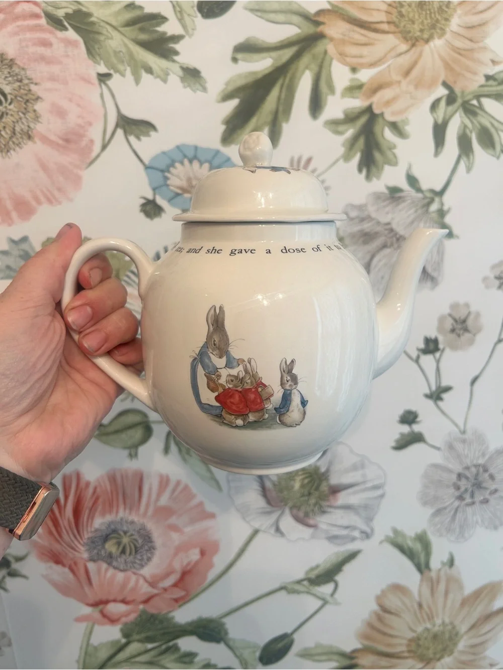 Wedgwood Peter Rabbit Teapot, Beatrix Potter Decor